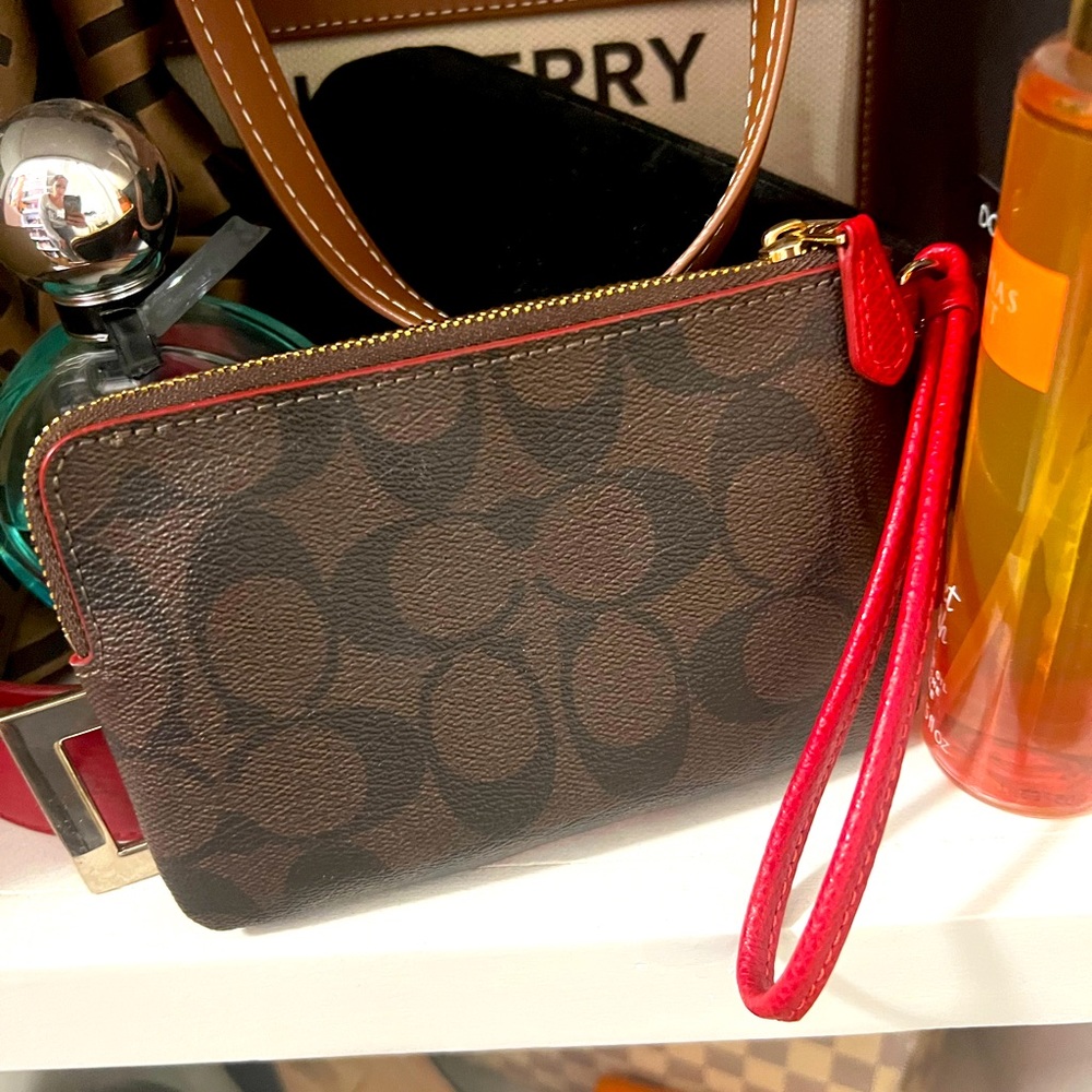 Coach small wristlet